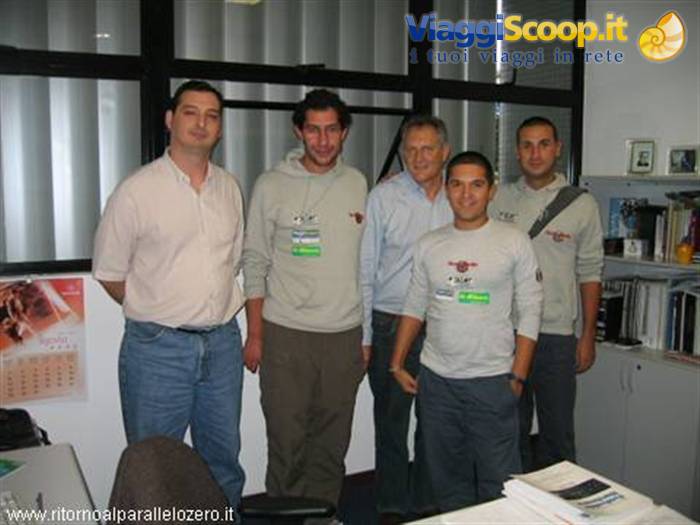With the President of the Trevisani of Curitiba
