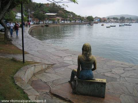 The little mermaid on the seafront
