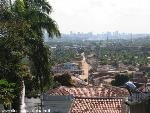 Glimpse of favelas