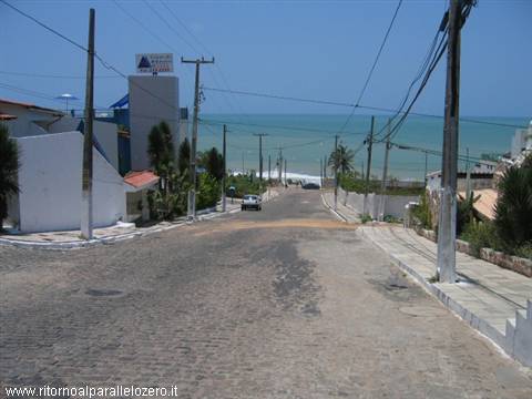 Going down towards the ocean