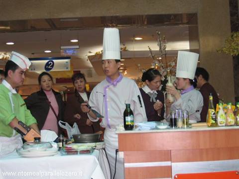 Chinese trying to copy Italian cuisine
