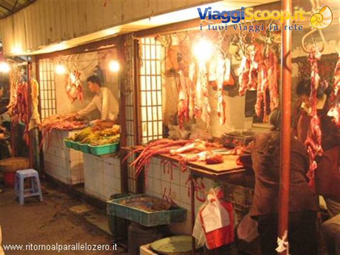 Meat stalls