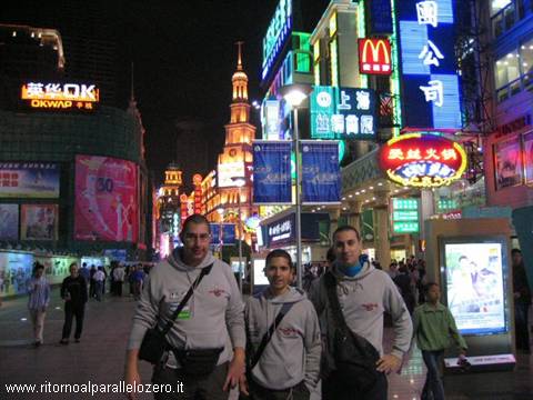 Three guys in Shanghai