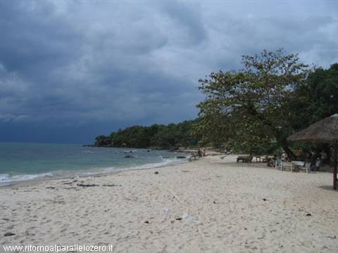 The beach