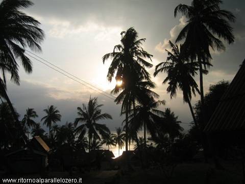 The sun peeks out