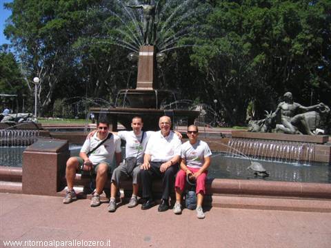 Hyde Park with grandpa Jimmy