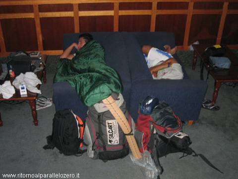 Camped at the airport