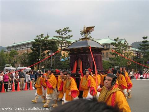Detail of a historical parade