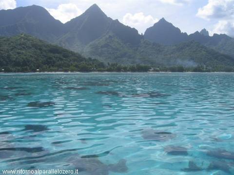 Spectacular lagoon of Moorea