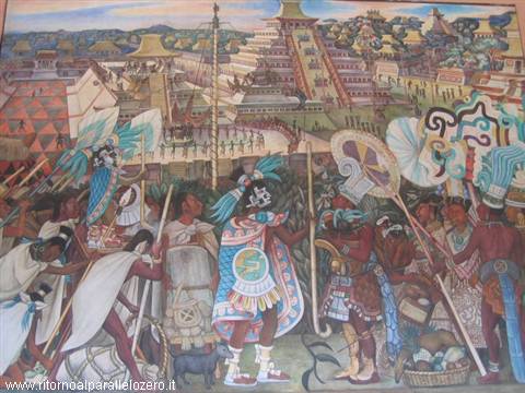 Frescoes at the Palacio Nacional