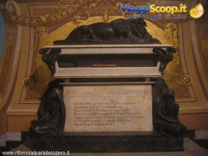 The tomb of Francisco Pizarro