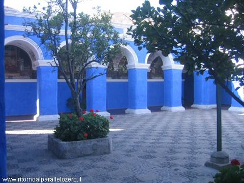 Inside the monastery of Santa Catalina