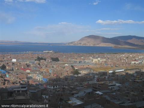 Aerial view of Puno