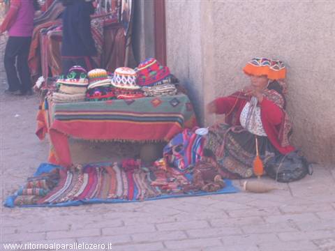 Weaver at work