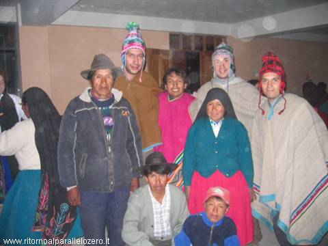With our family