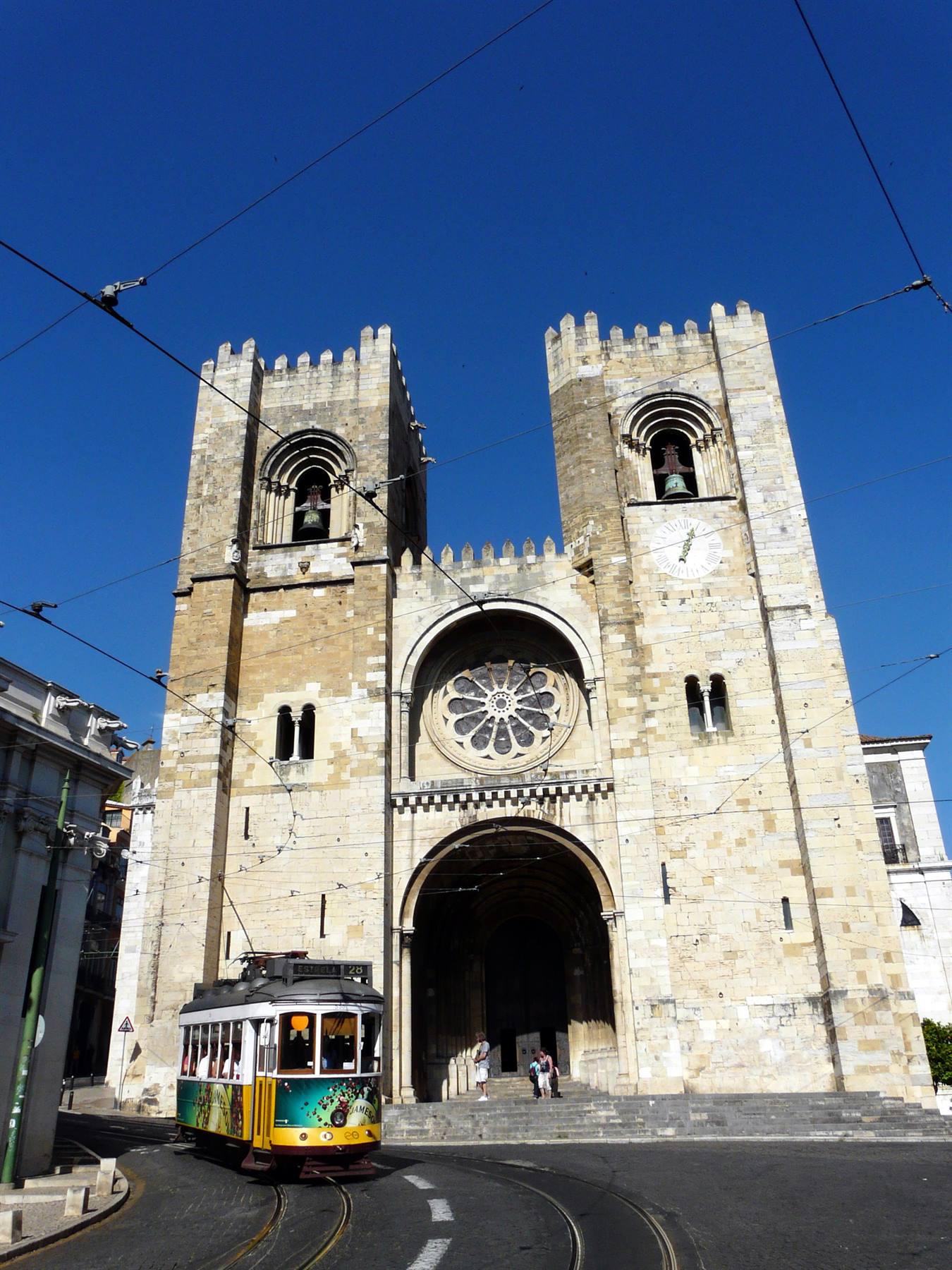 LISBON: THE SE CATHEDRAL AND TRAM 28