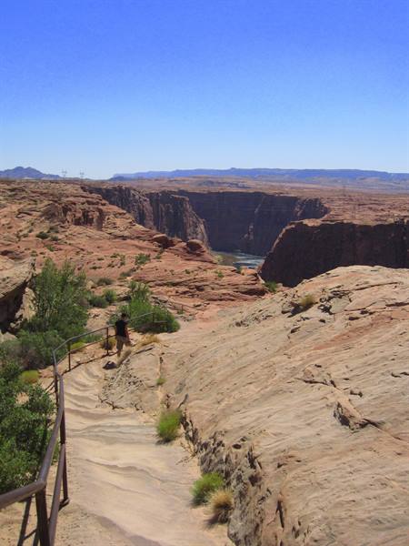 toward Glen Canyon Dam