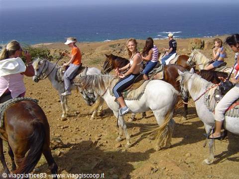 Sara on horseback Arikok park