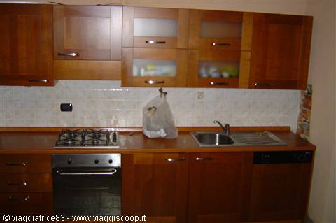 kitchen with wooden cabinets, gas stove and steel sink