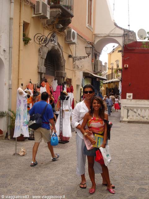 among the streets of .. Positano