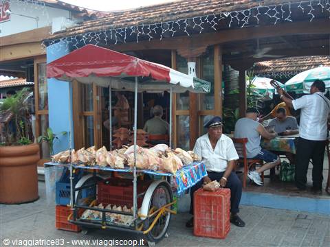 Street vendor...