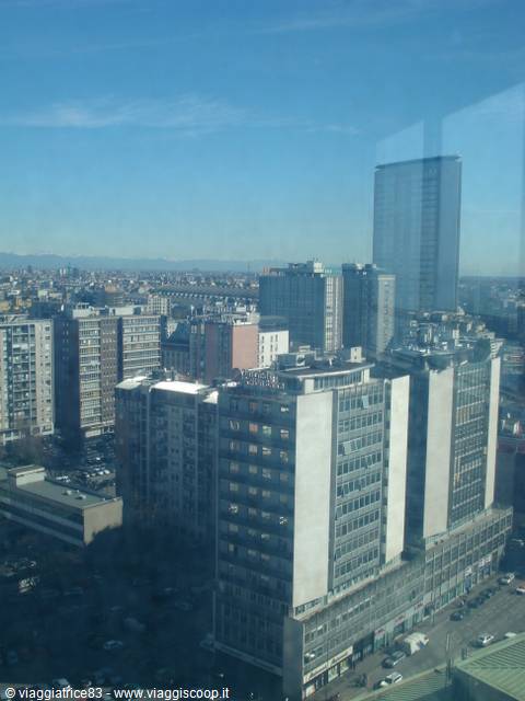 From the 23rd floor of the Milan City Hall..