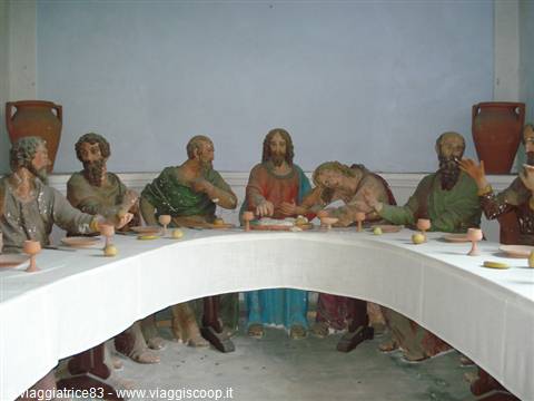 Terracotta sculptural groups depicting the Last Supper
