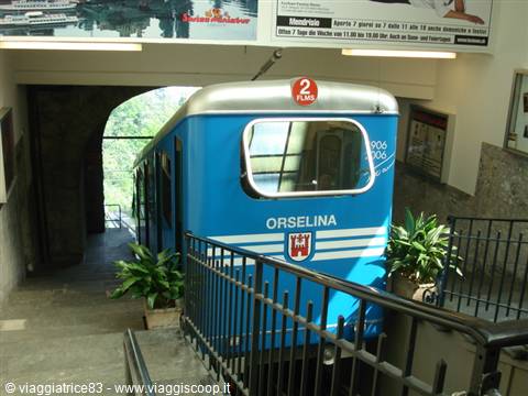Locarno-Madonna del Sasso cable car in 5 minutes..