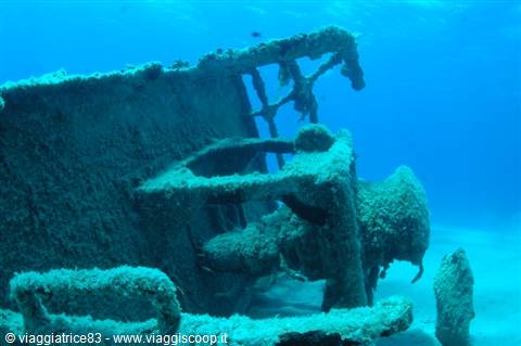 Wreck St. Raphael 48 metres deep