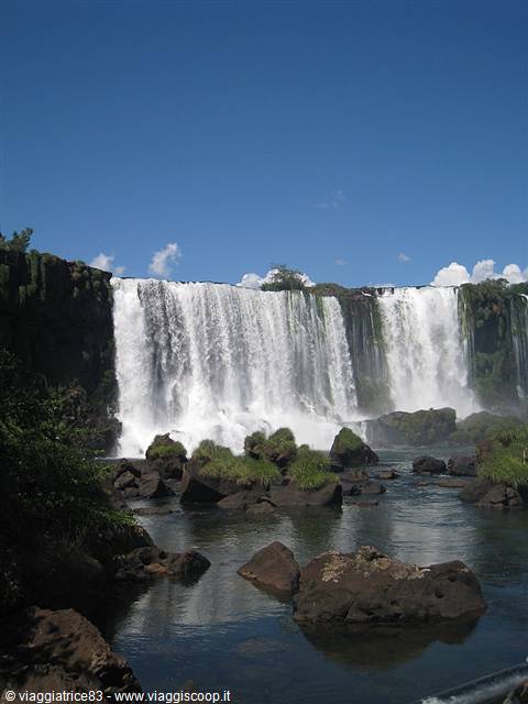 reflections on the water Cataratas do Iguaçu