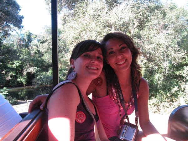 on the little train..