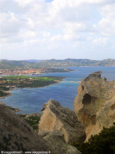 Panorama from above of Capo d'Orso
