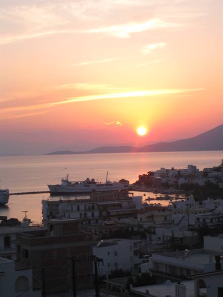 Sunset from the hotel