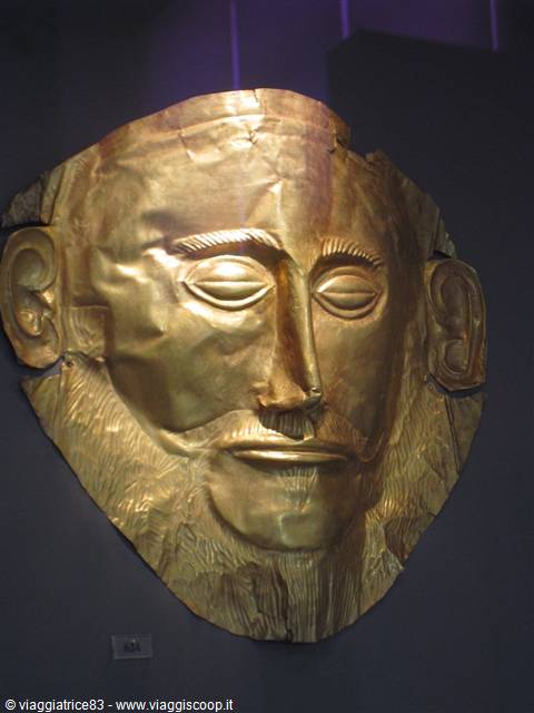 The golden mask of Agamemnon