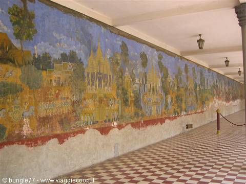 16 - PP - Royal Palace Silver pagoda fresco