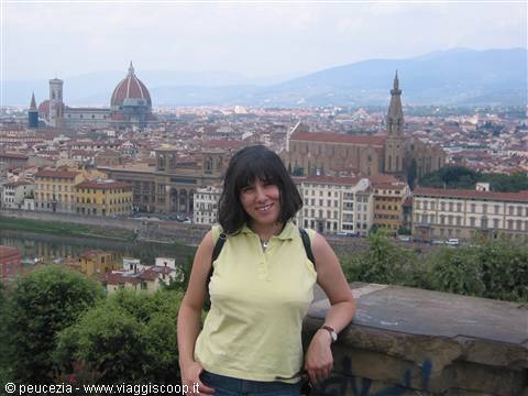 Florence: me at Piazzale Michelangelo