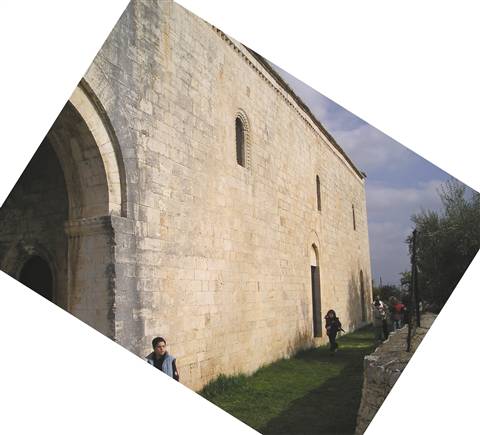 side of the church