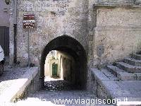 an arch in the Sassi area