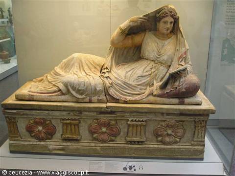 sarcophagus of an Etruscan woman