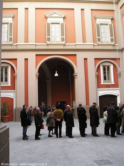 Prefettura building, inner courtyard