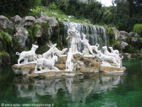 a fountain in the park