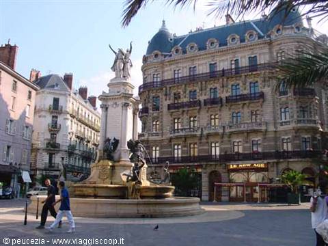 square in Grenoble