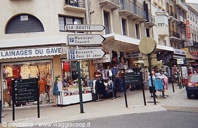 the shopping streets