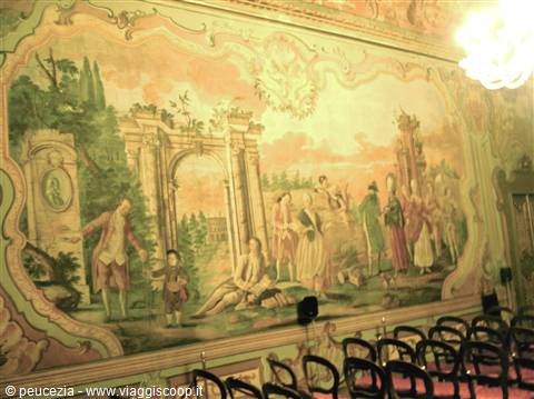 a particular fresco in a hall of the ducal palace