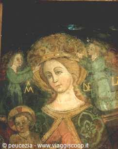 painting of the madonna of Monteverde (14th century)
