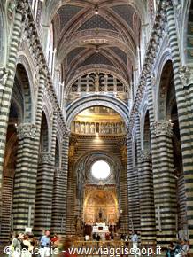 interior of the cathedral