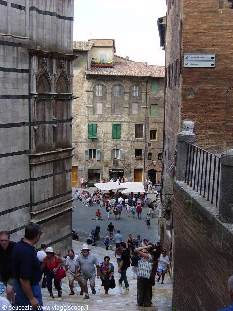 steps beside the cathedral
