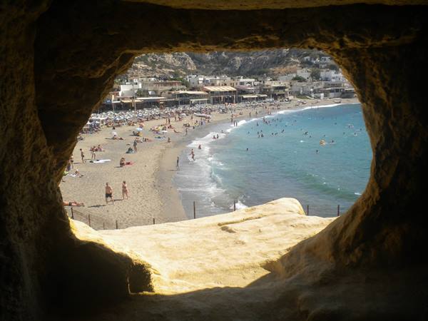 From the hole
