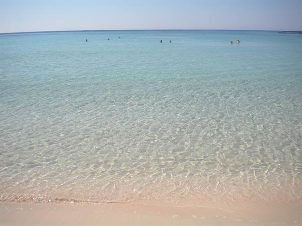 The water of Elafonissi