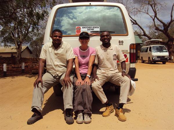 the guide and the driver